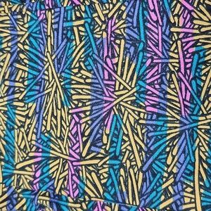 LULAROE LLR OS Patterned Buttery Soft Legging One Size